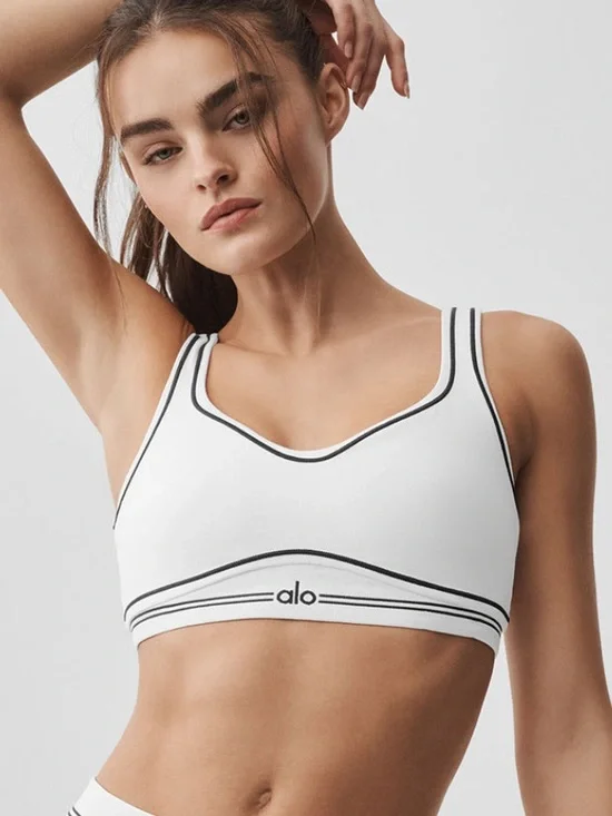 Alo Airbrush Heart Throb Bra