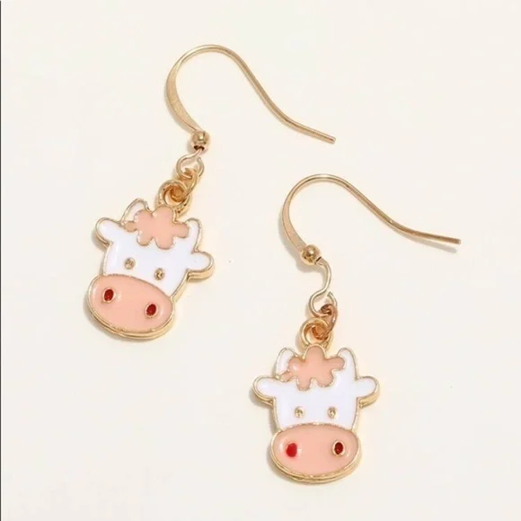 3/$30 💛 Cow Charm Earrings