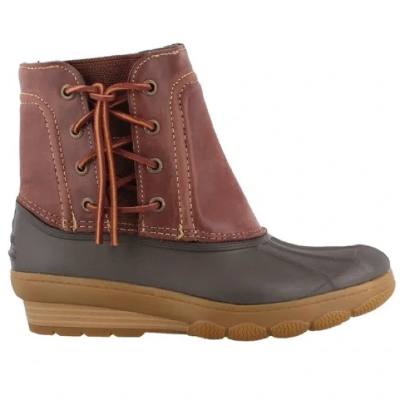 Sperry Saltwater Rubber Waterproof Duck Rain Boots - Women's size 6M