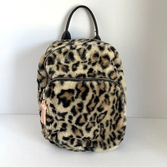 Art Class Animal Print Leopard Girl's Mini Backpack NWT