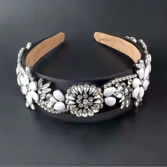 Rhinestone headband tiara