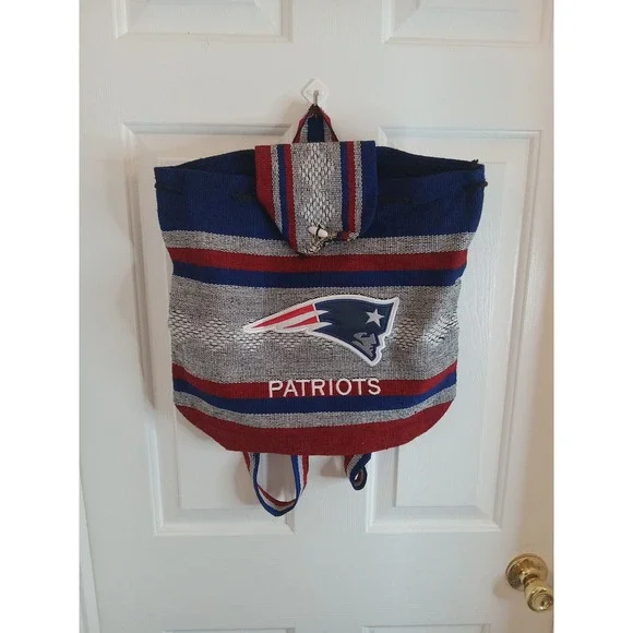 NEW ENGLAND PATRIOTS RARE‎ DRAWSTRING BACKPACK/BAG EXCELLENT CONDITION