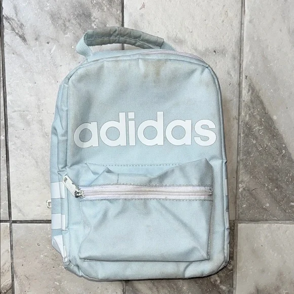 Adidas Sky Blue Lunch Bag with Logo