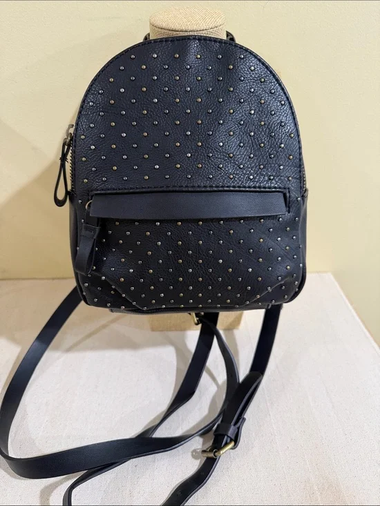 American Eagle Outfitters Black Mini Studded Backpack