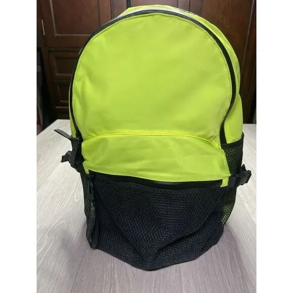 Lululemon Backpack All Hours Highlighter Yellow Gym School 15