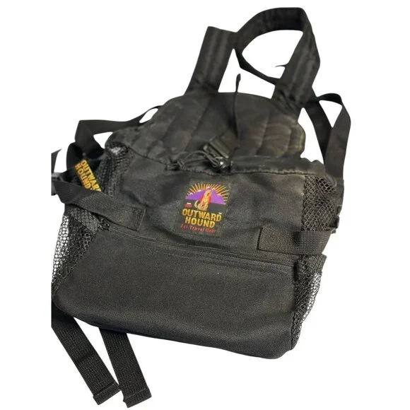 Outward Hound Pet Gear Backpack Carrier Travel‎ Dog Cat Black Durable Comfort