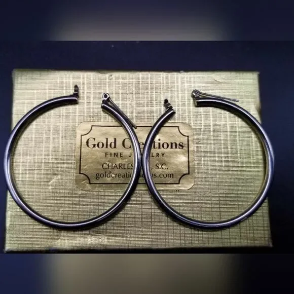 Classic hoop earrings E203