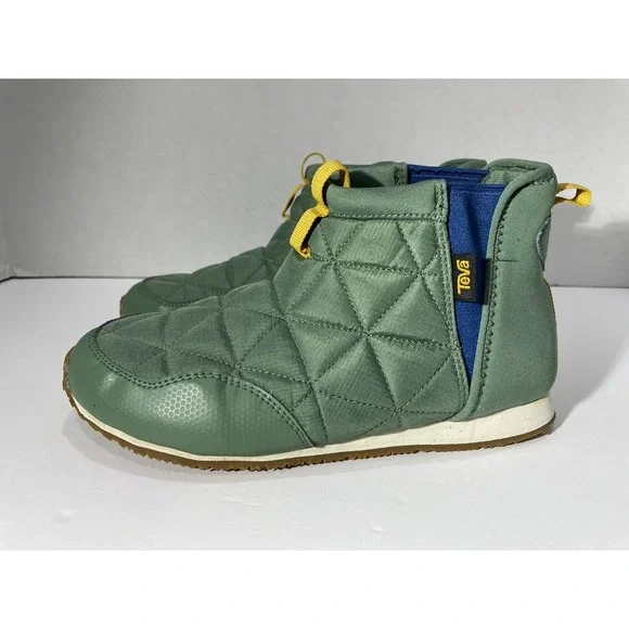 Teva spruce ember mid slipper boots green size 4