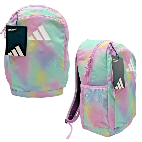 Adidas Girls School Affiliate Backpack Gradient Lilac Multicolor Medium 18X16X5
