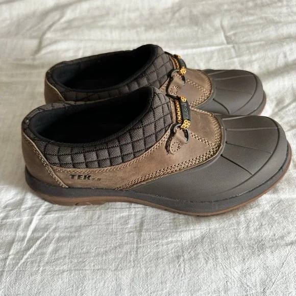 LL Bean Womens Storm Chaser Clog Tek 2.5 Size 6 Waterproof Slip On Brown
