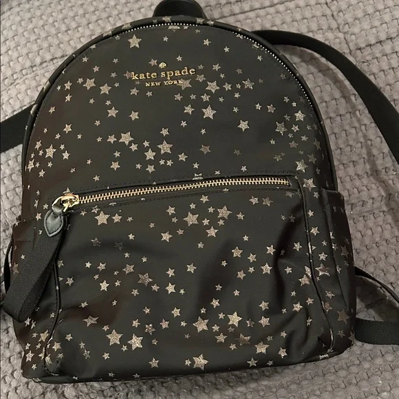 Kate Spade Starry Night Black Backpack