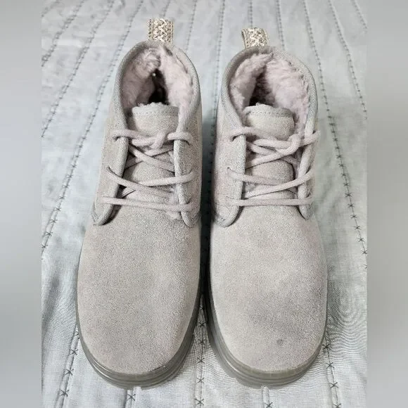 Ugg Grey Neumel clear sole boots