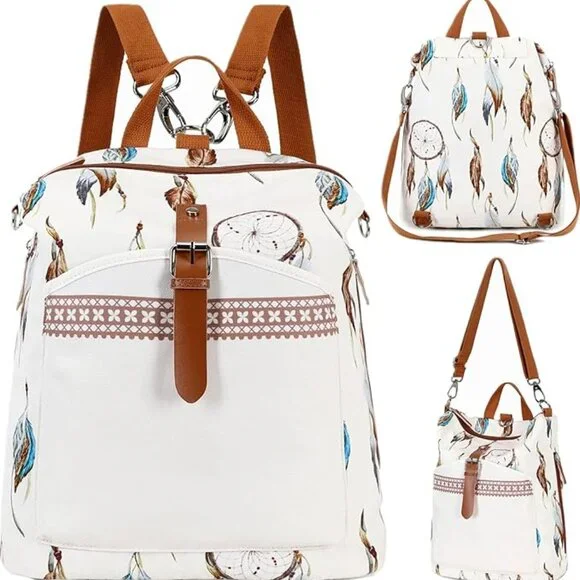 Convertible woman's backpack purse