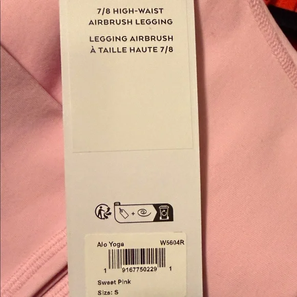 ALO YOGA | ✨NEW✨ 7/8 High-Waist Airbrush Legging in Sweet Pink