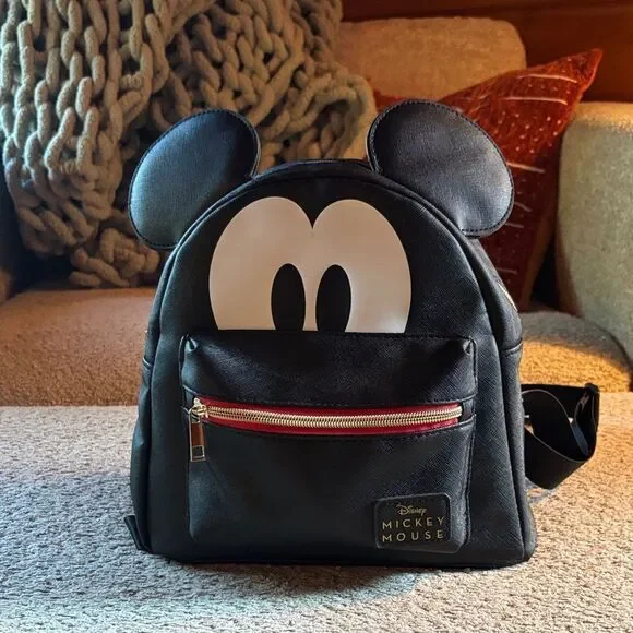 Disney Mickey Mouse Black and White Backpack
