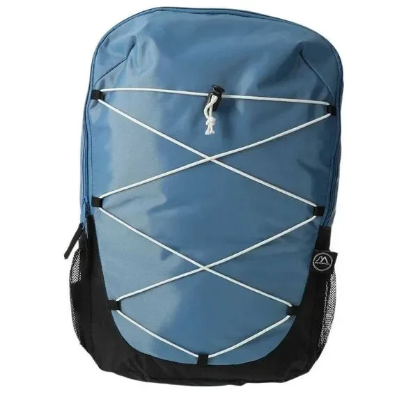 Ripcord Blue and Black 17 inch Backpack -N