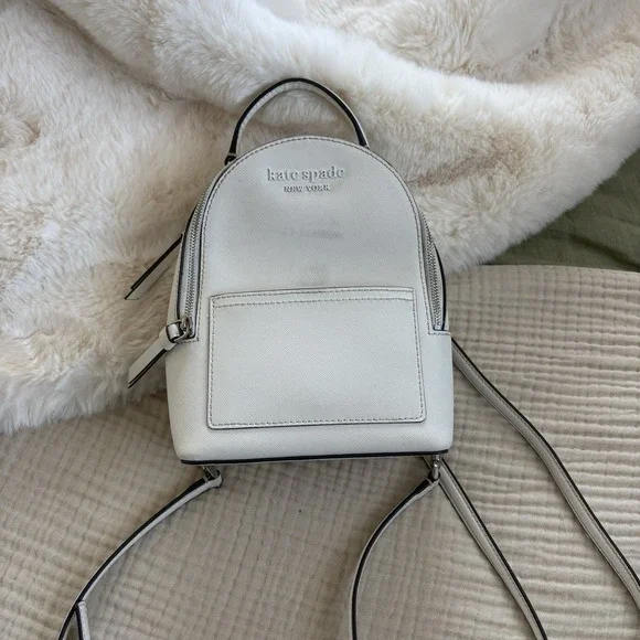 Kate Spade Cameron‎ Monotone Convertible Mint Green Leather Mini Backpack