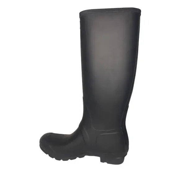 Hunter Original Womens Tall Rain Boots Navy Blue Size 11 Snow Waterproof EUC