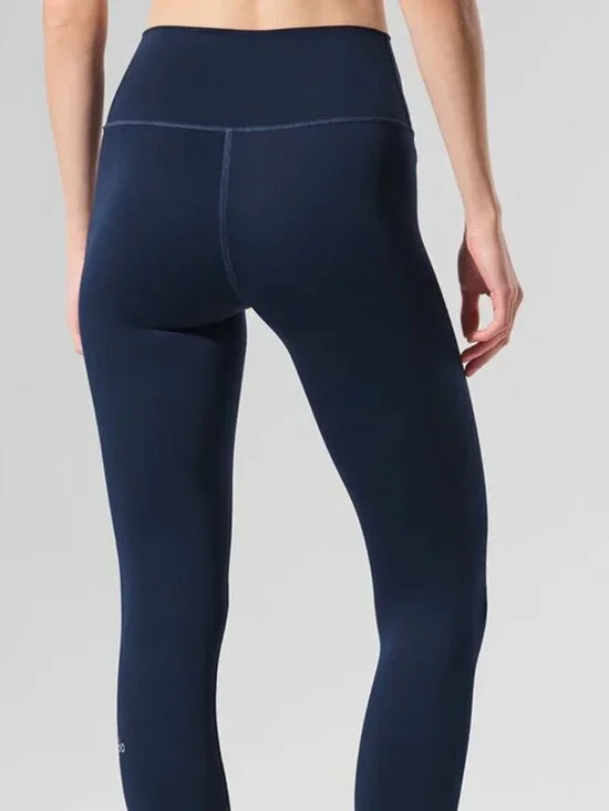ALO Yoga 7/8 High-Waist Legging Navy Small