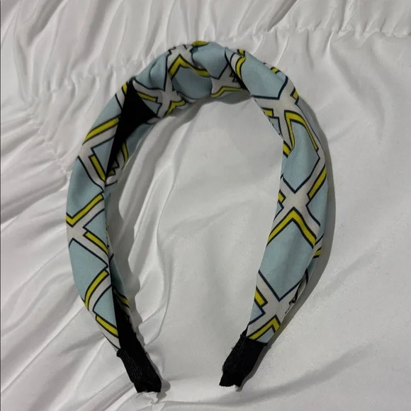 Katie Kime Texas Headband - Light Blue and Yellow