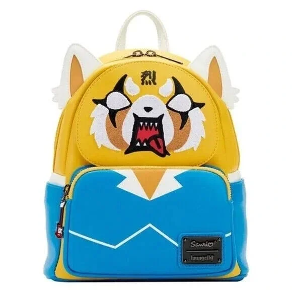 Loungefly‎ Sanrio Aggretsuko Two Face Cosplay Mini Backpack