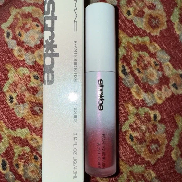 MAC Strobe Beam Liquid Blush GOOD VIBES Full Size‎ NIB Iridescent Finish .14 oz
