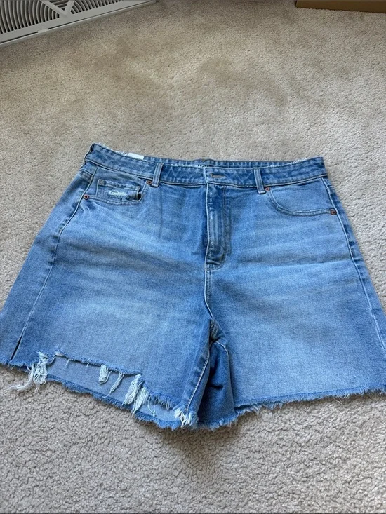 American Eagle Highest Rise Baggy Denim Shorts
