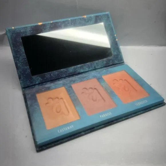 Alamar Cosmetics Colorete Blush Trio: Castaway, Paraiso, Scorcher