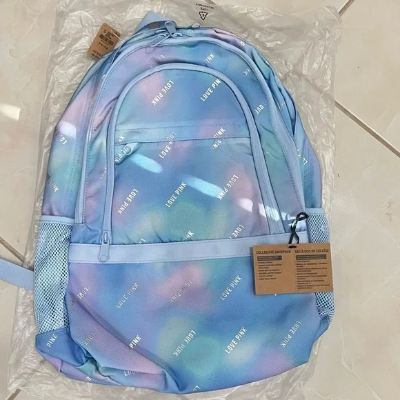 - Pink backpack