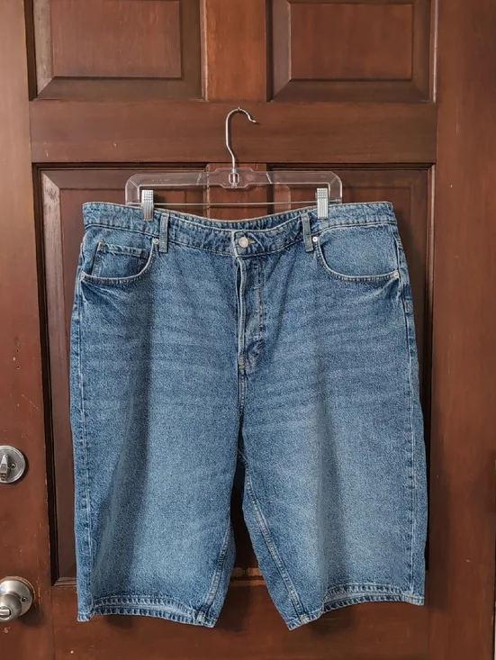 &Denim Baggy Bermudas Sz18