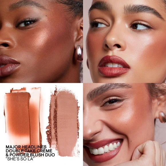 NEW Patrick Ta Da Double Take Crème/Powder Blush Duo She’s So La