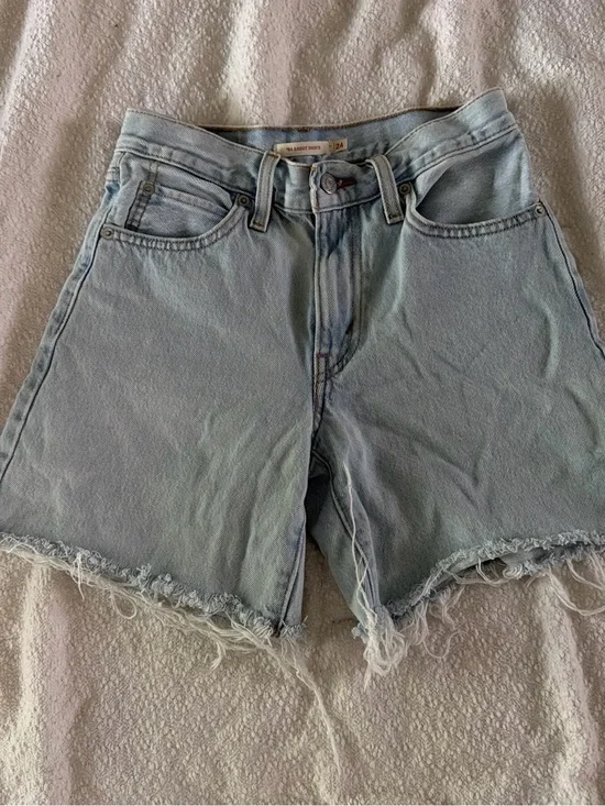 Levi’s baggy shortsLight Blue Denim Cutoff Shorts