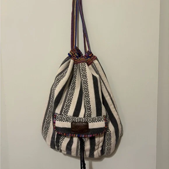 Billabong Boho Tote Bag | Beach Festival Surf Everyday Carryall