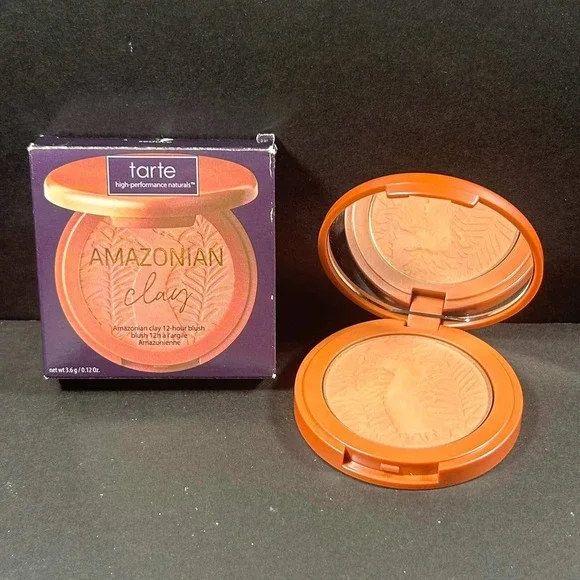Tarte Amazonian Clay 12-Hour Blush Captivating Peach Makeup Womens 0.12oz