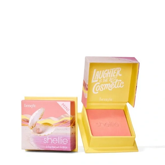 NWT Benefit Shellie Travel Size Mini Warm Seashell-Pink Blush