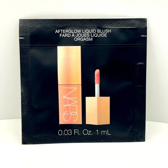 FREE 🌺 AfterGlow Liquid Blush ~ NARS ~ ‘Orgasm’ ~ Single Use Sample ~ NEW