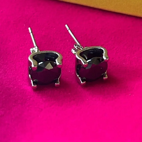 2.0 CT Moissanite Diamond Black Stud Earrings‎