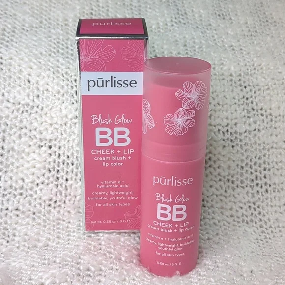 pürlisse Blush Glow BB Cream in Pink Crush, 8g/0.28oz