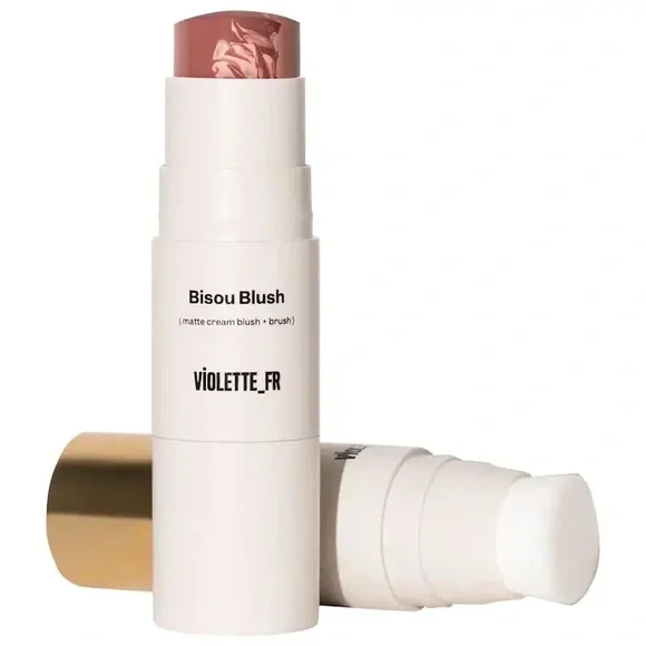 New Violette FR BISOU BLUSH Marbled Cream Blush Stick Louise
