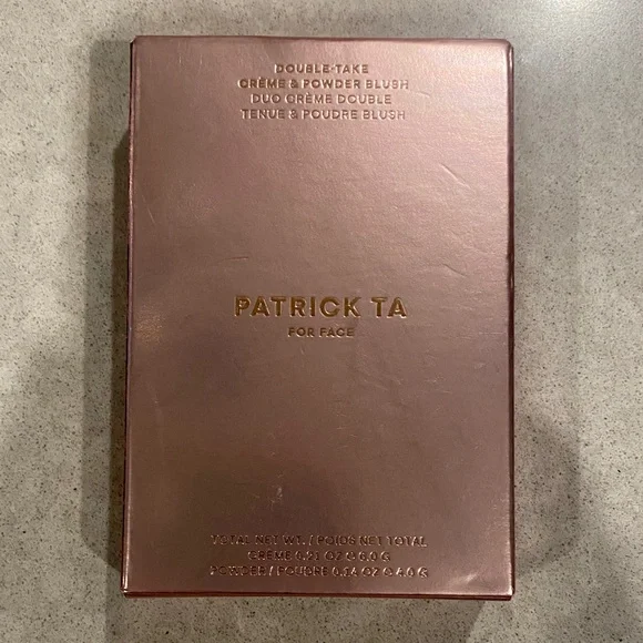 Patrick Ta Rose Gold Metallic Compact Blush Palette