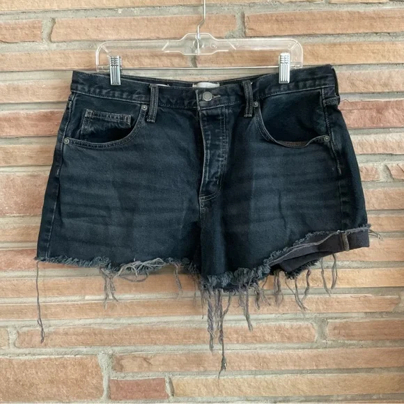 Universal Thread 90s Baggy Shorts Cutoff Size 12 Dark Wash