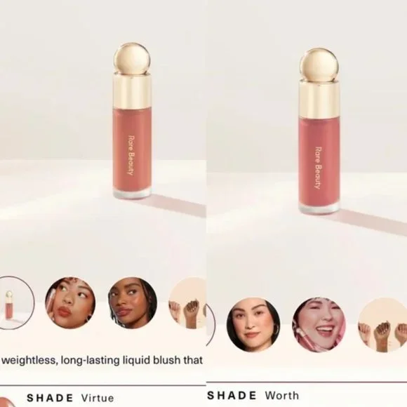 NWT Rare Beauty by Selena Gomez Worth and Virtue Soft Pinch Blush