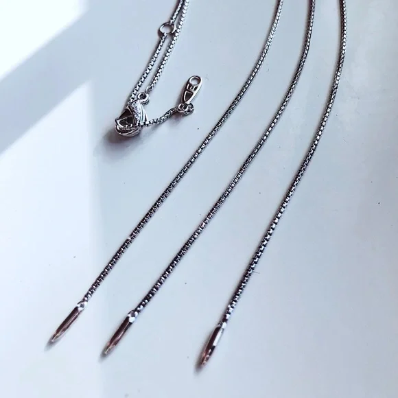 Adriana Orsini Sterling‎ Silver drop necklace