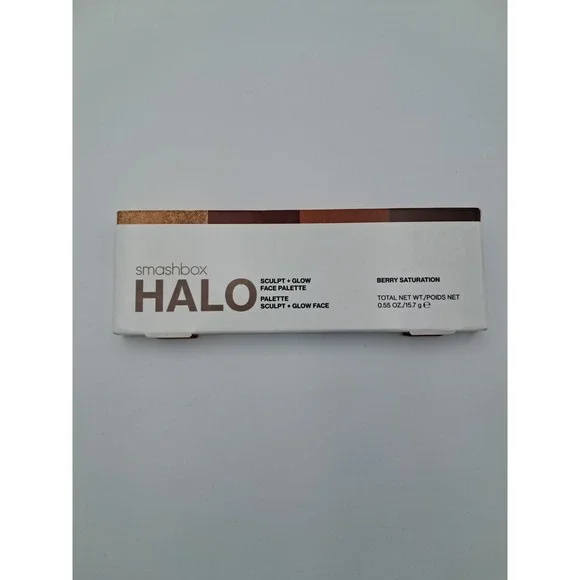 Smashbox Halo Berry Saturation Sculpt +‎ Glow Face Palette Makeup Contour Blush