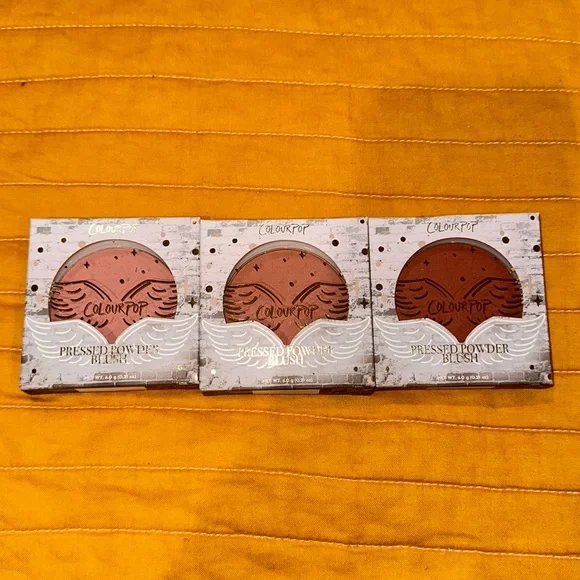 NWT Colourpop Cosmetics 11:11 Collection Pressed Powder Blush Set of 3