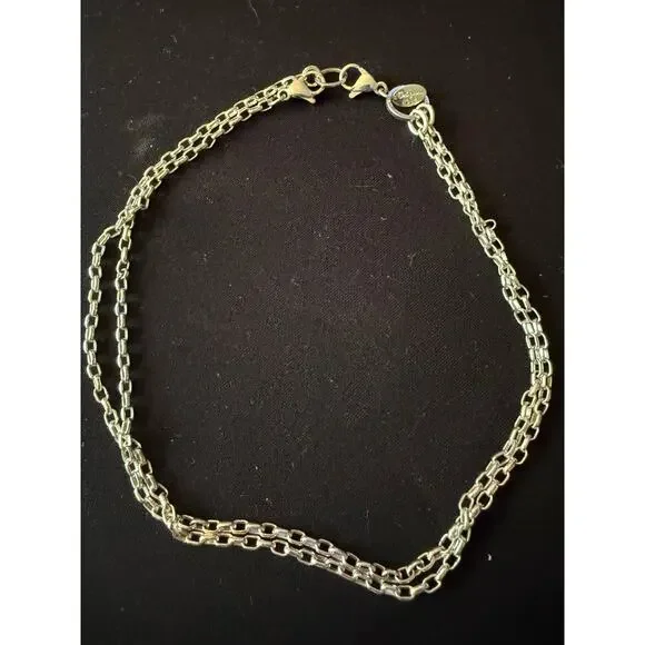 Origami Owl Silver Chain Choker Necklace