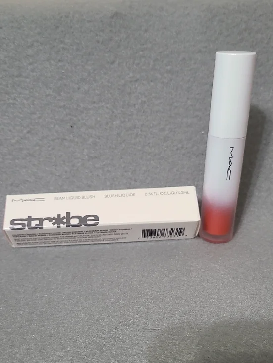 MAC Strobe Beam Liquid Blush .14 oz / 4.3ml - Apricot Jelly - New in Box