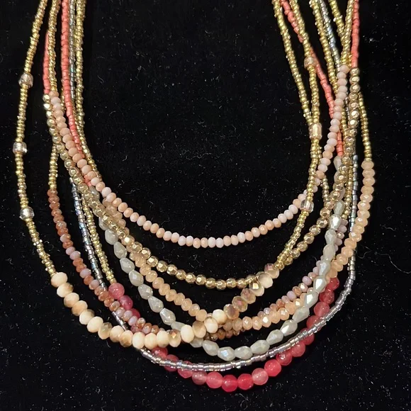 Adjustable 16”-36” Beaded Necklace