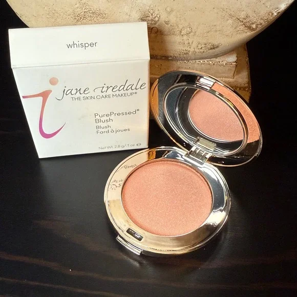 Jane Iredale PurePressed Blush Whisper Mineral Makeup Compact 2.8g New in Box