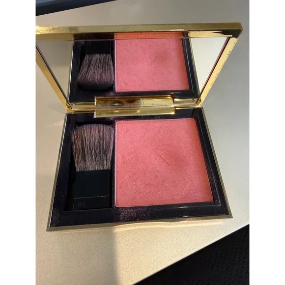 Estee Lauder Pure Color Envy Sculpting Blush 220 Pink Kiss 0.25oz Compact Brush